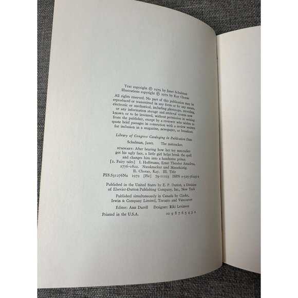 The Nutcracker By E.T.A. Hoffmann Adapted By Janet Schulman Hardcover Book - Picture 4 of 5